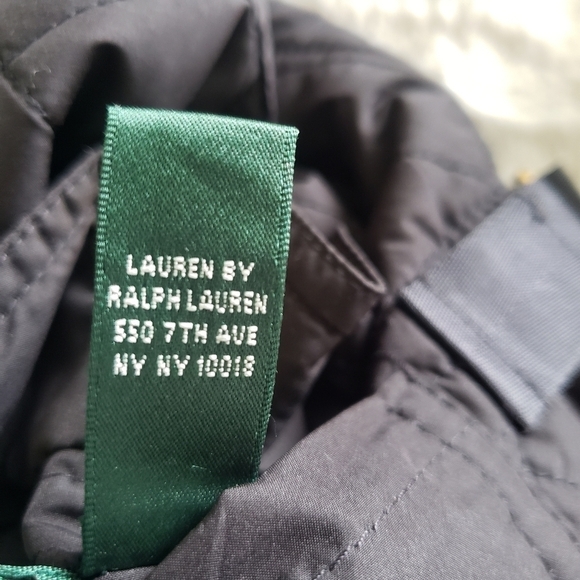 RALPH LAUREN WOMEN EQUESTRIAN REVERSIBLE QUILTED VEST BLACK TURQUOISE SM… - Picture 13 of 15